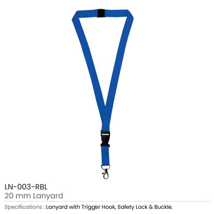 Lanyards with Hook, Safety Lock, and Buckle