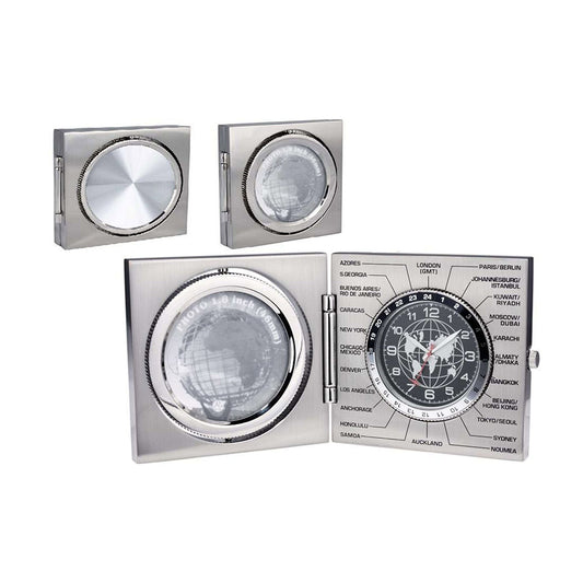 Folding World Time Clock
