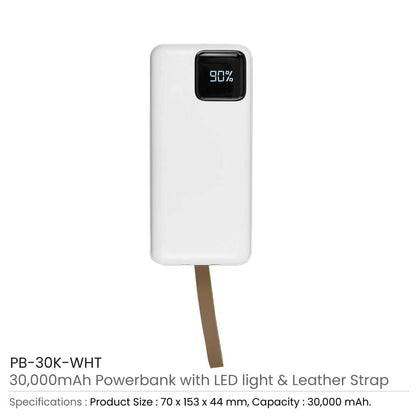 Fast Charging Powerbank 30,000 mAh with Flashlight