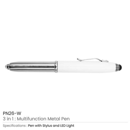 3-in-1 Metal Pens