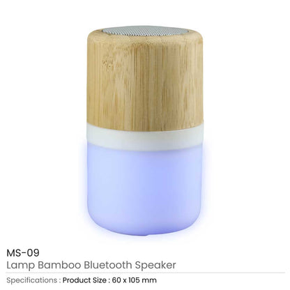 Lamp Bamboo 5.0 Version Bluetooth Speaker