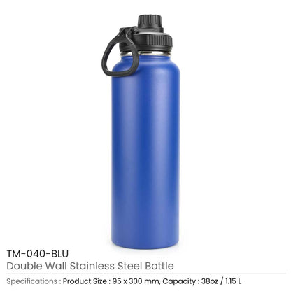 Double Wall Stainless Steel Bottles with Carry Handle