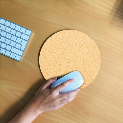 Cork Round Mouse Pad