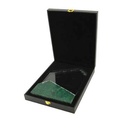 Mountain Shaped Crystal & Marble Awards in the Box