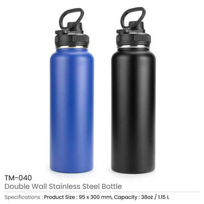 Double Wall Stainless Steel Bottles with Carry Handle