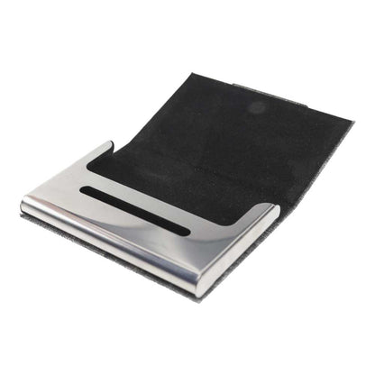 RPET & Chrome Metal Business Card Holder