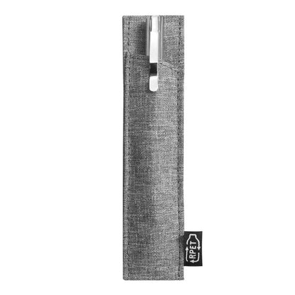 RPET Fabric Pen Pouches with Textured Design