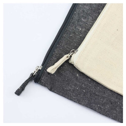 Multi-purpose Cotton Zipper Pouches 6 oz