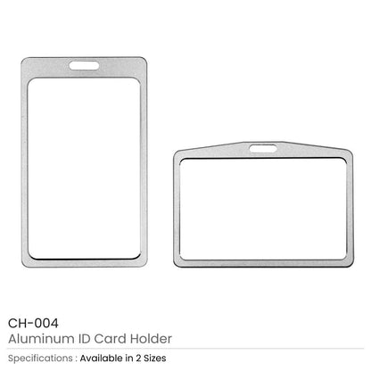 Aluminum ID Card Holders