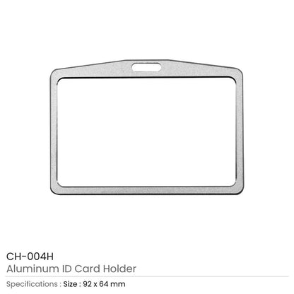 Aluminum ID Card Holders