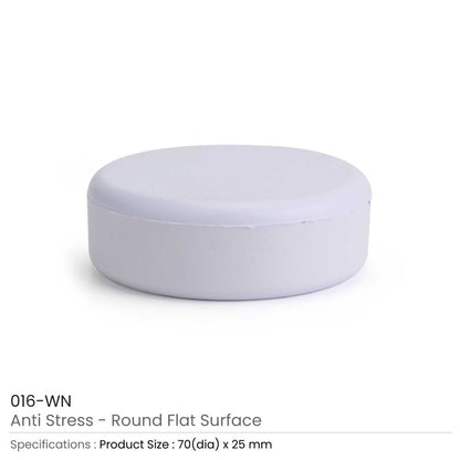 Anti Stress Round Flat Surface
