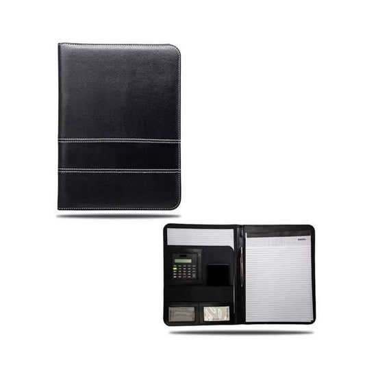A4 leatherette portfolio with elegant design