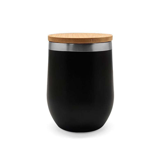 B-URT Double-Walled Vacuum Cup with Bamboo Lid