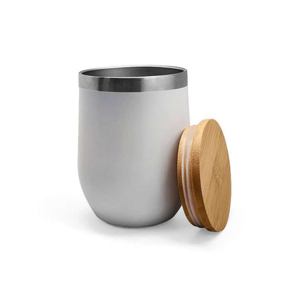 B-URT Double-Walled Vacuum Cup with Bamboo Lid