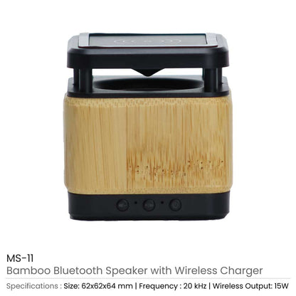 Bluetooth Speaker 5.1 with 15W Fast Wireless Charger