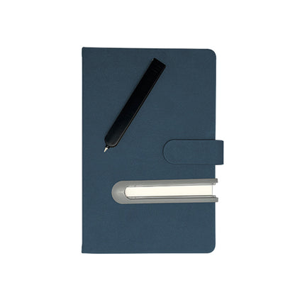 A5 Thick Notebook with Sliding Slot for Pen
