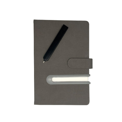 A5 Thick Notebook with Sliding Slot for Pen