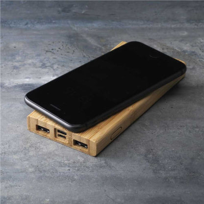 Bamboo Wireless Power Bank 8000 mAh