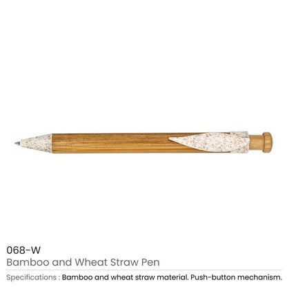 Bamboo and Wheat Straw Pens