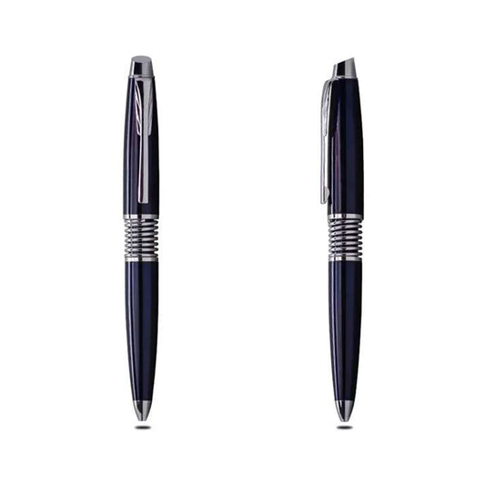 Ballpoint Pen with Silver Trimmings