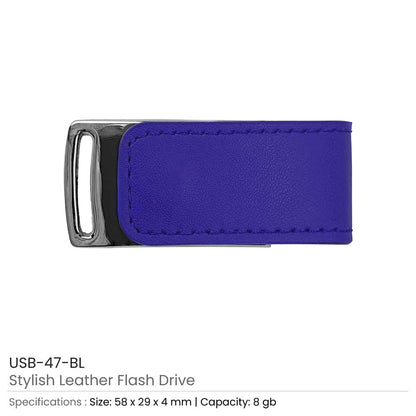 Stylish Leather USB Flash Drives