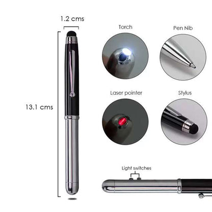 Multi-functional metal pen