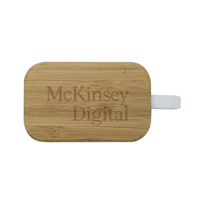BT Earbuds with Bamboo Case – Eco-Friendly Tech with Style