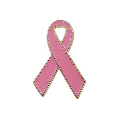Breast Cancer Awareness Ribbon Pin Badge