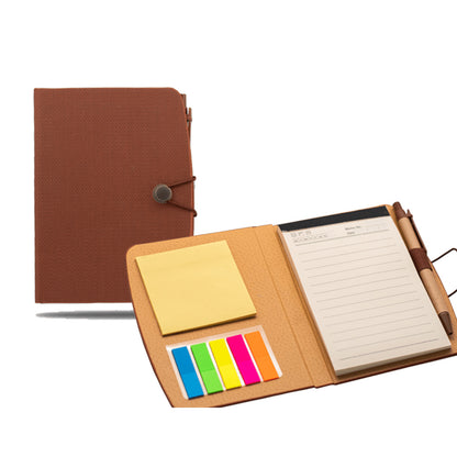 A6 Notepad with Matching Colour Pen