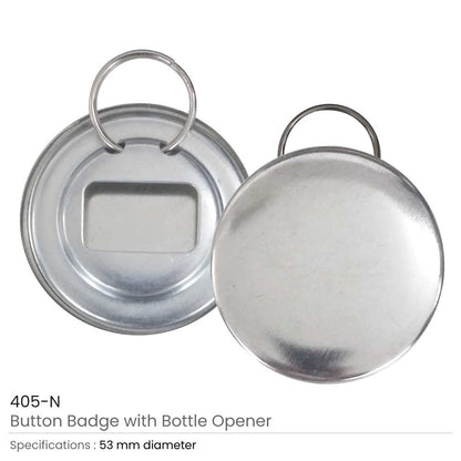 Button Badge Bottle Opener