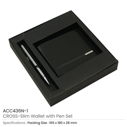 CROSS Classic Century Slim Wallet and Pen Gift Sets