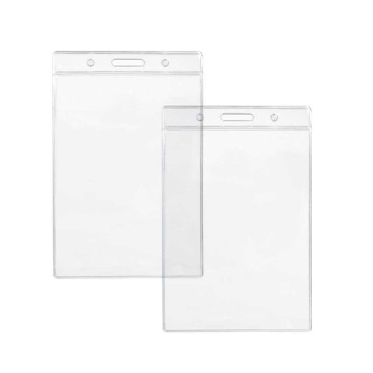 Clear Plastic ID Card Holder