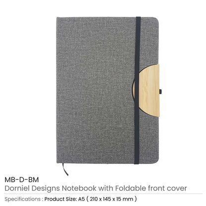 Notebook with Foldable Cover