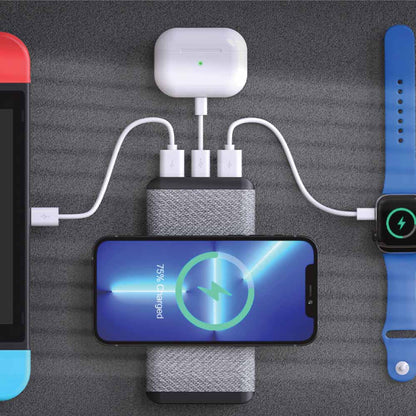 Dorniel Fast Wireless Powerbank 15W 10K mAh & Light-up Logo