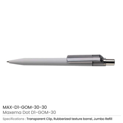 Dot Pens with Transparent Clip