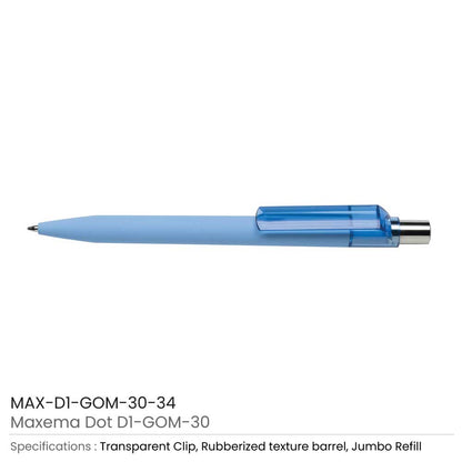 Dot Pens with Transparent Clip