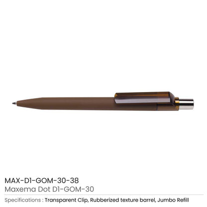 Dot Pens with Transparent Clip