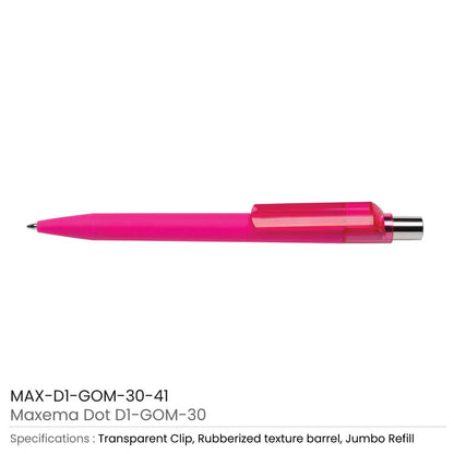 Dot Pens with Transparent Clip