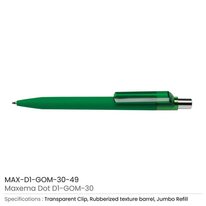 Dot Pens with Transparent Clip