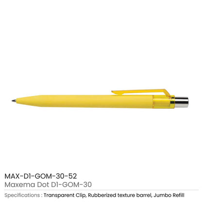 Dot Pens with Transparent Clip