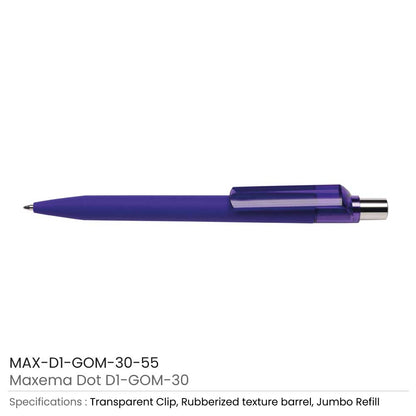 Dot Pens with Transparent Clip
