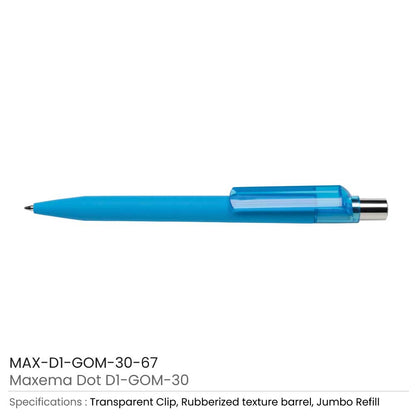 Dot Pens with Transparent Clip