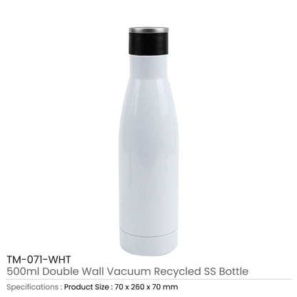 Double Wall Stainless Steel Bottle with Foldable Handle