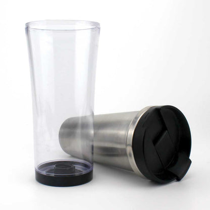 Travel Mugs in Insert Paper Design