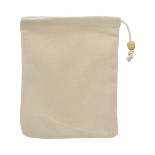 Cotton Pouch with Drawstring