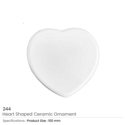 Heart Shaped Decorative Ceramics
