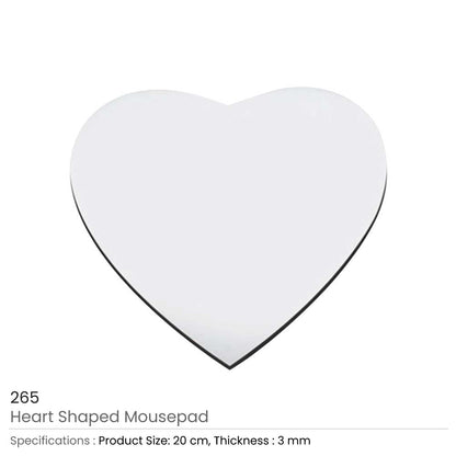 Heart Shape Mouse Pads