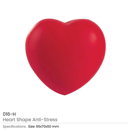 Promotional Heart Shaped Anti-Stress Ball