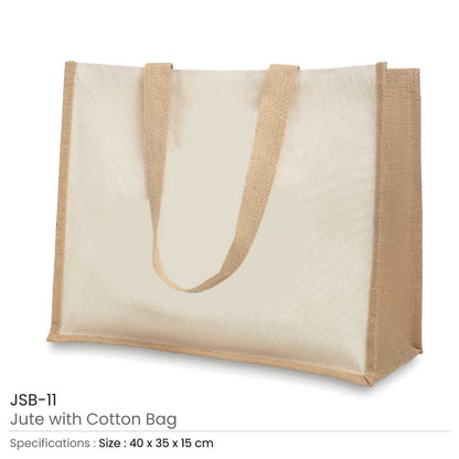 Jute with Cotton Bags