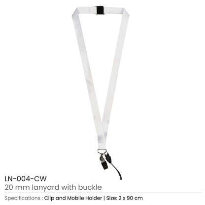 Lanyard with Safety Buckle